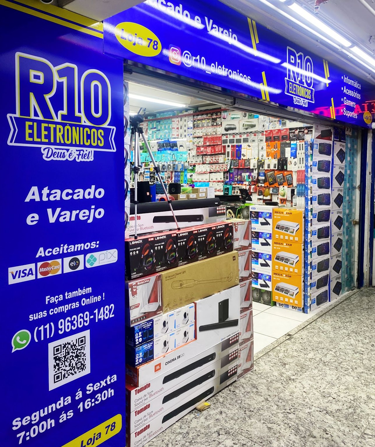 R10 Eletrônicos - Fornecedores | Atacaly
